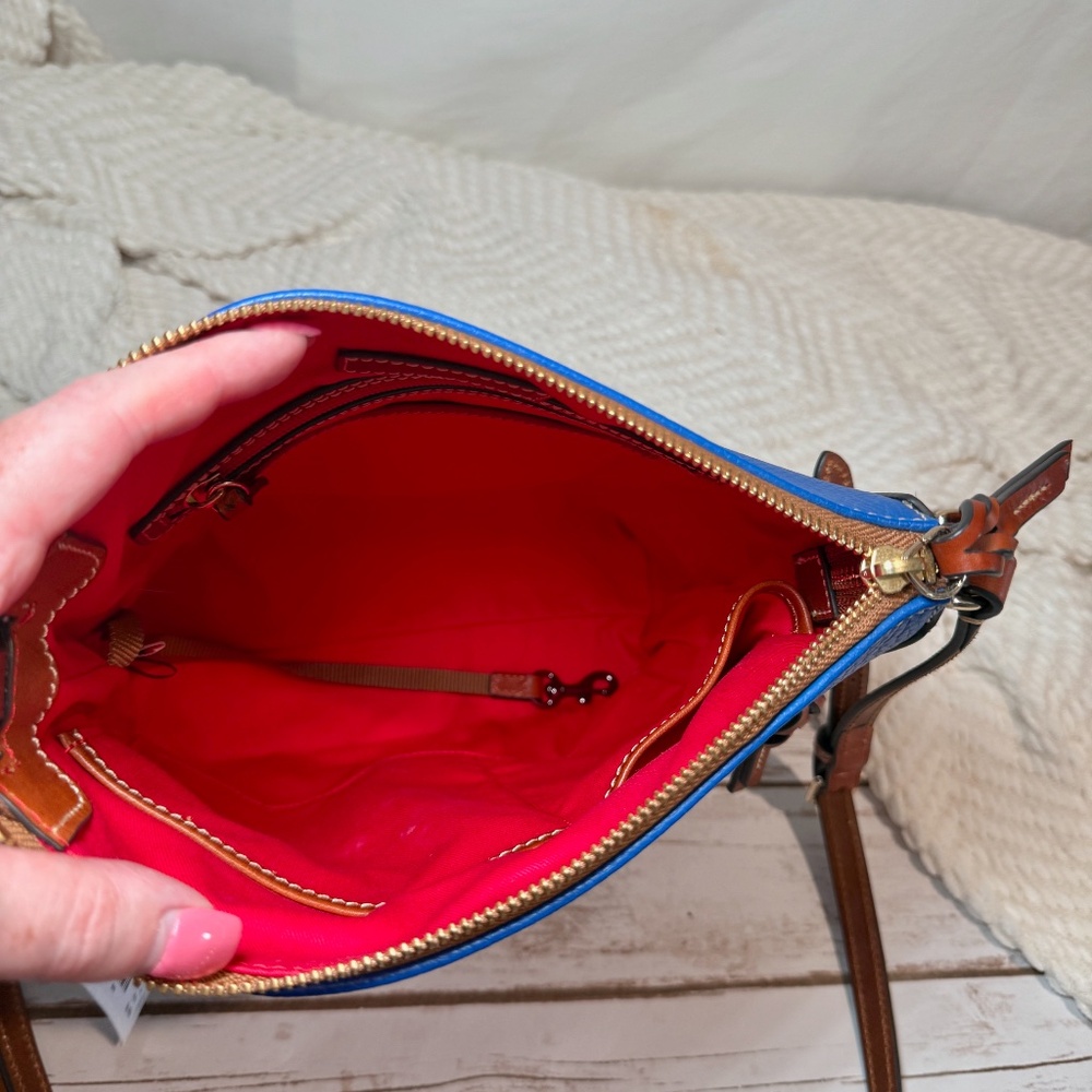 NWT Dooney & Bourke Pebble Grain Crossbody - French Blue - Picture 8 of 10
